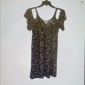 Black and White Patterned Dress